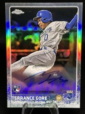 2015 Topps Chrome - Rookie Autographs Terrance Gore #AR-TG Refractor /499 Royals
