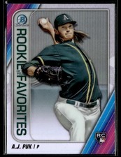 2020 Bowman #ROYF-AP A.J. Puk Chrome Rookie of the Year Favorites Card 0603G