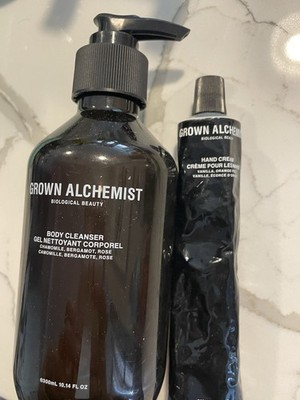 Grown Alchemist Body Cleanser Chamomile, Bergamot Rosewood & Hand Cream Set New