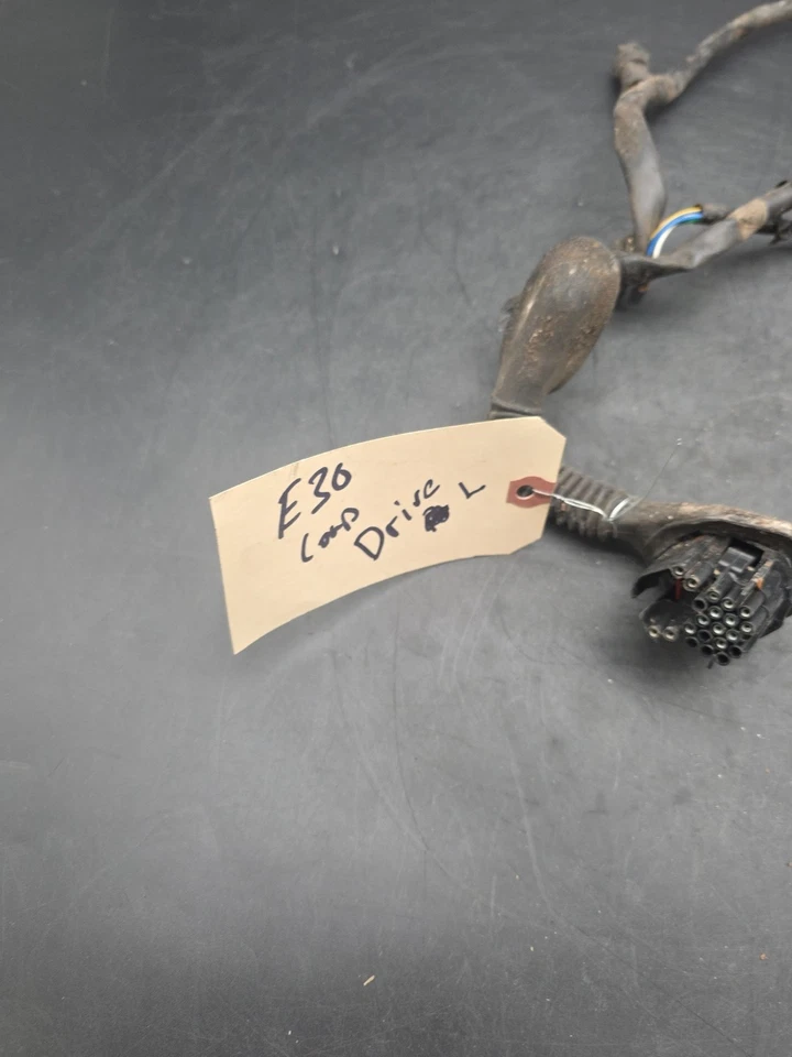 宝马原始设备制造商 E30 325es 325is 组合驱动器左门线束未切割 M5-776 — 第 2/4 张图片