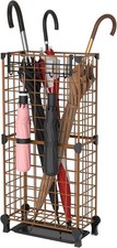 AWTATOS Umbrella Holder Entryway, Umbrella Stand Freestanding, Metal Square Umbr