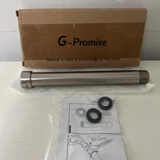 G-Promise 7 Inches Shower Head Extension Arm Nickel Finish OPEN BOX