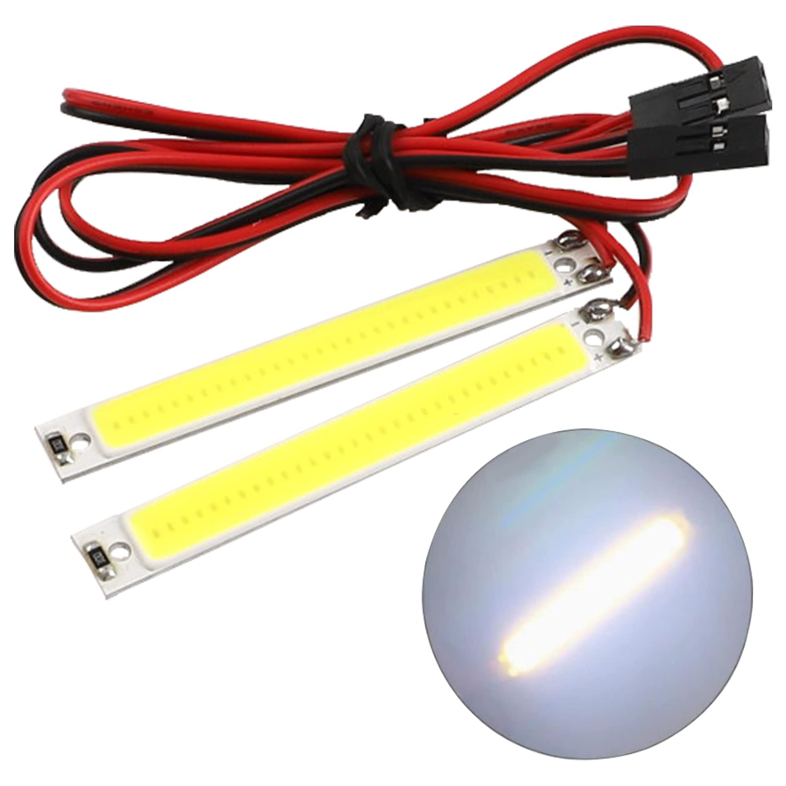 2PCS 1/10 RC Car LED Chassis Lights with Traxxas TRX-4 TRX-6 Axial SCX10 II 9...