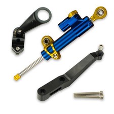 Lenkungsdämpfer mit Anbaukit für Honda CBR954 SC50 2002-2003 blau
