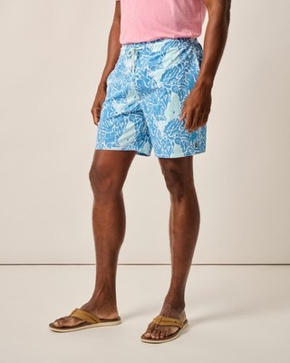 johnnie-O The Half Elastic 7'' Surf Shorts Mens Olympic TOPIA Size XXL (7853145)