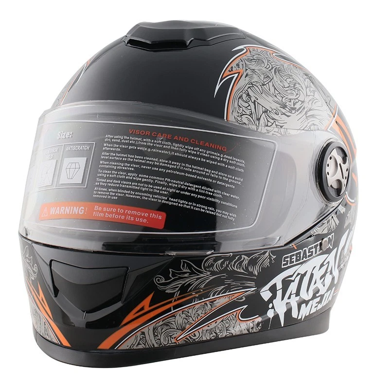 Integralhelm Helm Kinderhelm Motorradhelm Jethelm Crosshelm Mejia schwarz - Bild 2 von 4