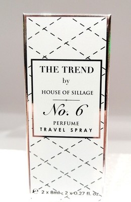 THE TREND No 6 Perfume Spray House of Sillage 2 x 8ml, 2 x 0.27oz