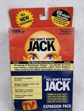You Don't Know Jack Expansion Pack Tiger Electronics Table Top Game Cards