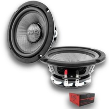6.5" 250 Watt RMS 2-Ohm Water Resist Mid-Bass Motorcycle Loudspeaker Pair DS18