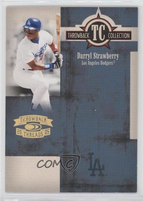 2005 Donruss Throwback Threads Gold Century Proof 2/100 Darryl Strawberry 0z8