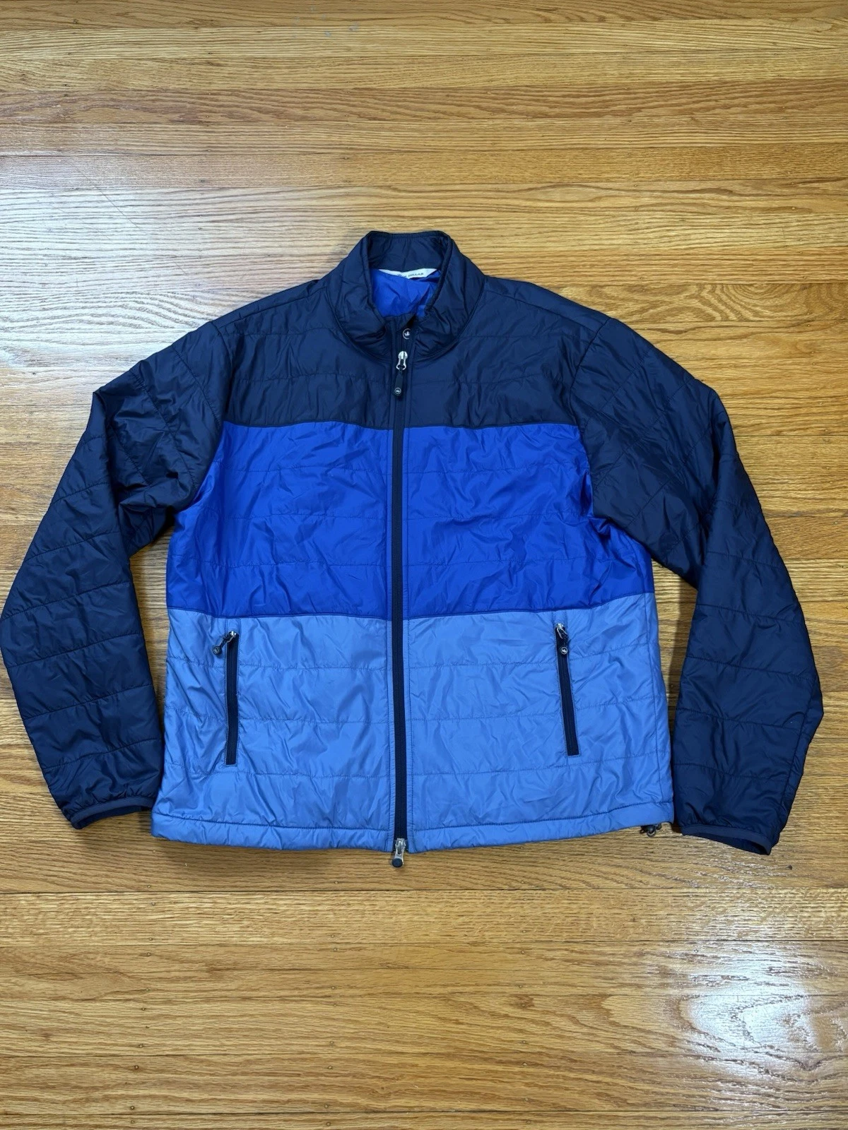 Peter Millar Full Zip Golf Jacket Blue Men’s Large - product detail image 1
