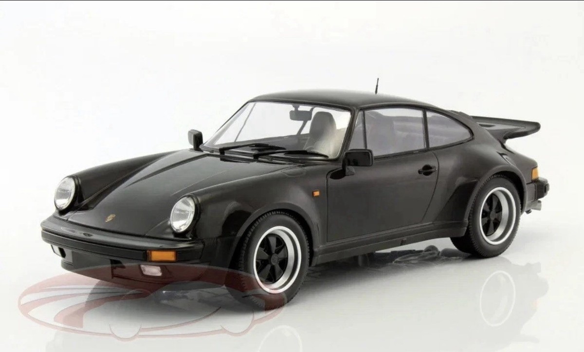 Porsche 911 (930) Turbo year 1977 black 1:12 Minichamps Diecast