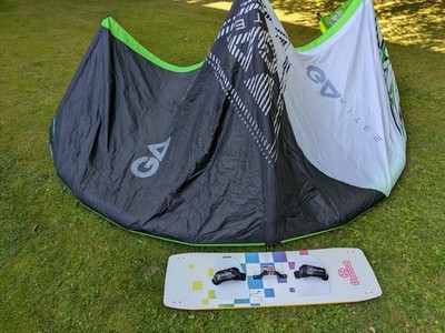 Kiteset Anfänger Leichtwind mit Board und Bar Gaastra