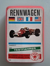 Quartett * Rennwagen * ASS * 60'er * komplett 