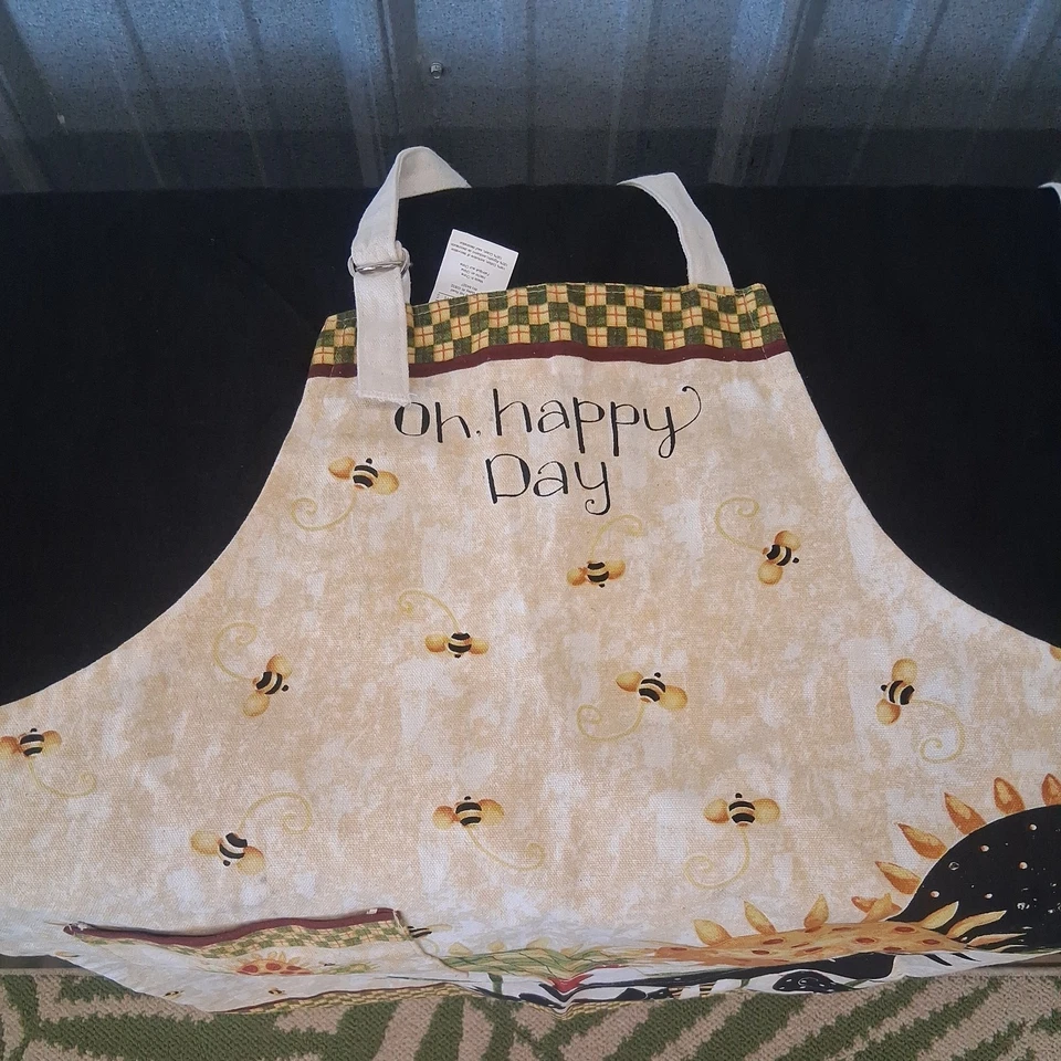 Delantal para hornear Kay Dee Designs Farmhouse con estampado de pollo de gallo de bolsillo 2011 Foto 2 de 4