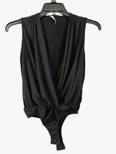 WHITE BIRCH Open Neck Body Suit SIZE SMALL