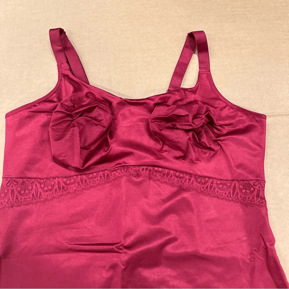 Nova fita rubi renda cami rústica vermelha 50 - Imagem 2 de 3