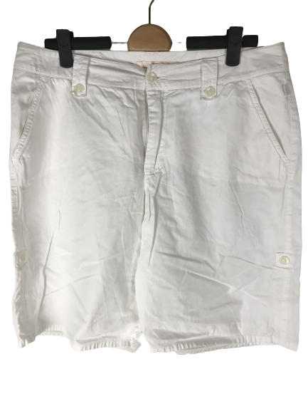 Short Blanc Femme – Taille 1, Coton/élasthanne, Très Bon état