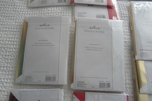 Lot of 14 NEW Assorted Sealed Hallmark SIGNATURE Cards from Christmas 2021 - Picture 8 of 11