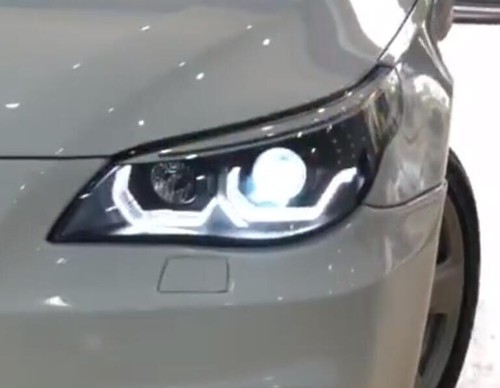 LED headlights 2003-2007 year BMW E60 523i 525i 530i LED head lamps - Picture 10 of 11