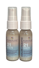 2x PUREOLOGY COLOR FANATIC 21 ESSENTIAL BENEFITS HAIR TREATMENT 1.0oz / 30ml ea
