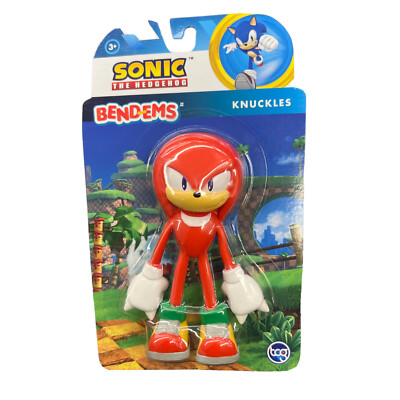 SONIC THE HEDGEHOG KNUCKLES '' DR. EGGMAN '' BENDABLE POSEABLE COLLECTABLE SEGA