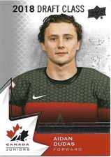 Aidan Dudas #91 - 2020 Team Canada Juniors - Base