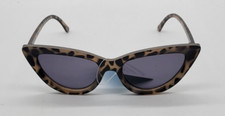 FGX FOSTER GRANT BRAND CAT EYE ANIMAL PRINT SUNGLASSES 100 UVA  UVB