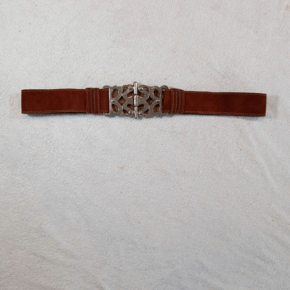 Genuine Leather Handmade Solid Connected Buckle B… - image 1