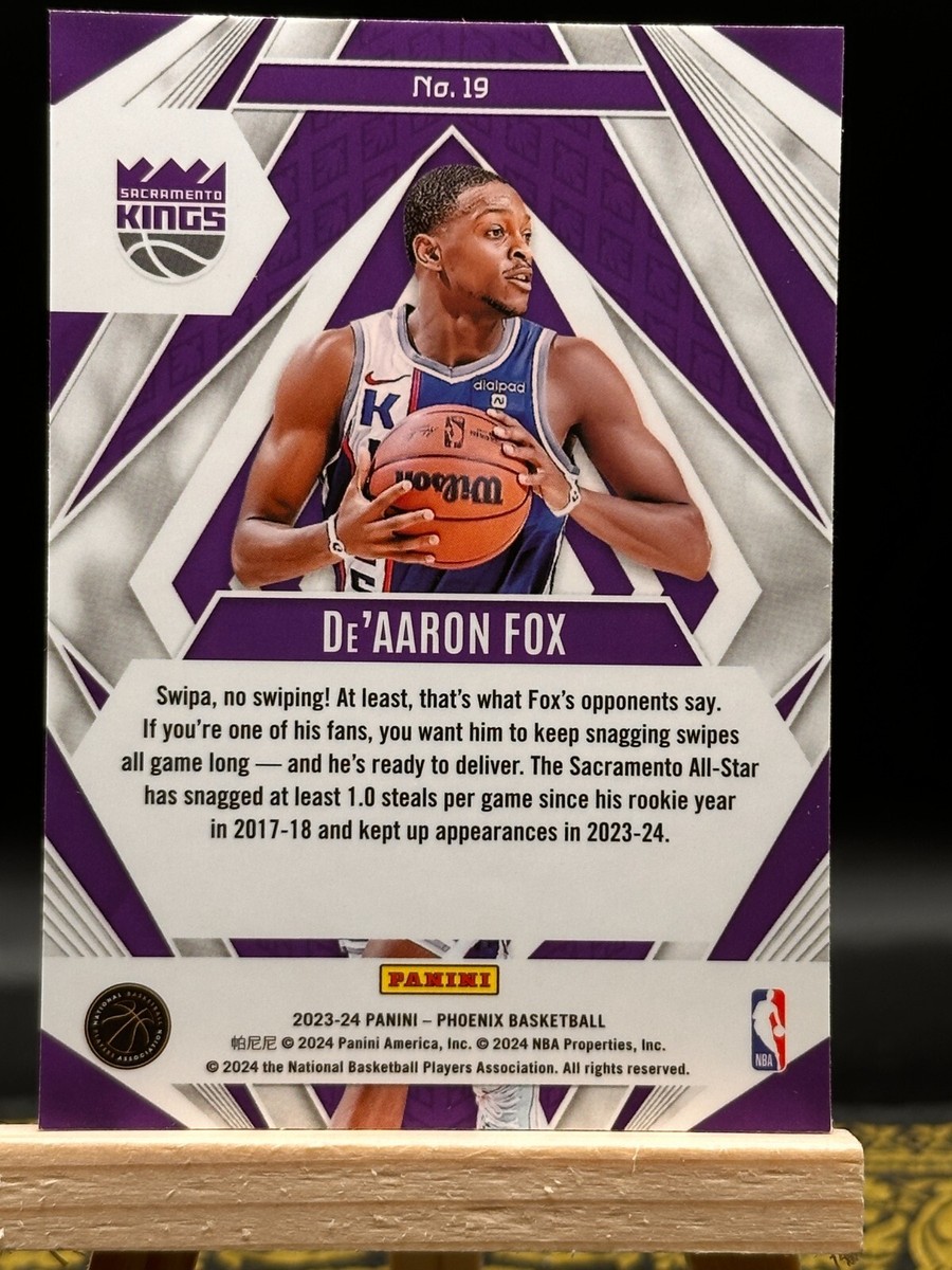 20923-24 Phoneix Basketball De'Aaron Fox Red Ice Phx Paragon