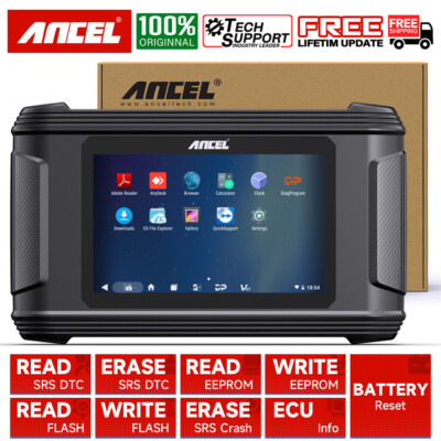 ANCEL AR500 Car Diagnostic Scanner Read SRS Fault Code Airbag Module Repair Tool