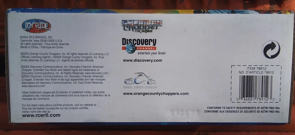 1:18 American Chopper Cody's Old School Harley Panhead Chopper rigid frame biker - Image 2 of 4