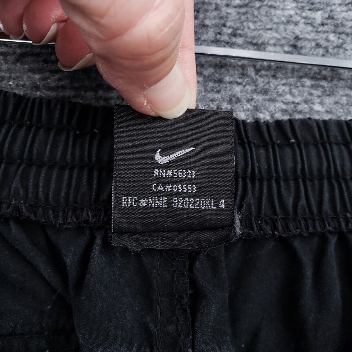 Vintage Nike Pants Womens M Medium Black Wide Leg Crop G72