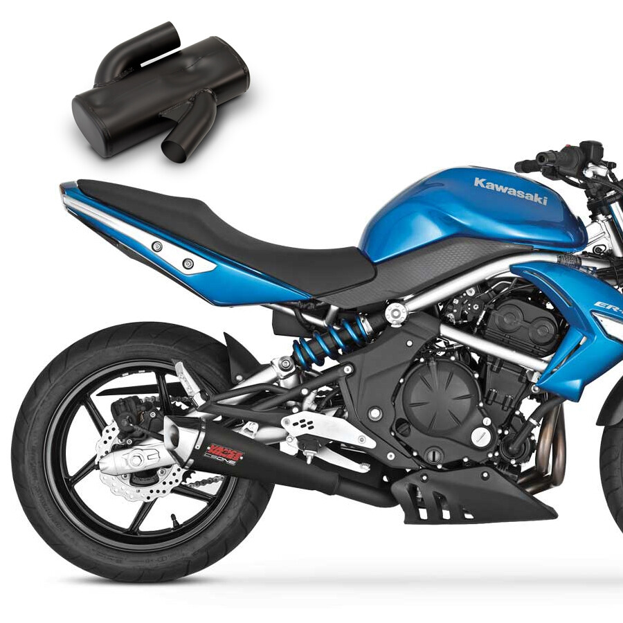 は 43519 - Vance & Hines - CS One Slip-On, Black Muffler For Kawasaki