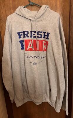 Sneaker Threads: Fresh Pair Everyday Men s Gray Hoodie Size 4X Fits Like Big 3X