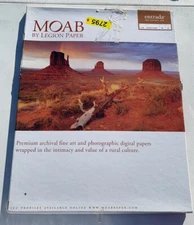 Moab R08-ERN300172225 Entrada Rag Natural 300 Paper, 17 x 22", 25 Sheets, READ