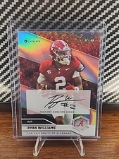 Ryan Williams 2024 Onit Athlete Alabama Football S-17 /25 On Card Autograph 🐘📈