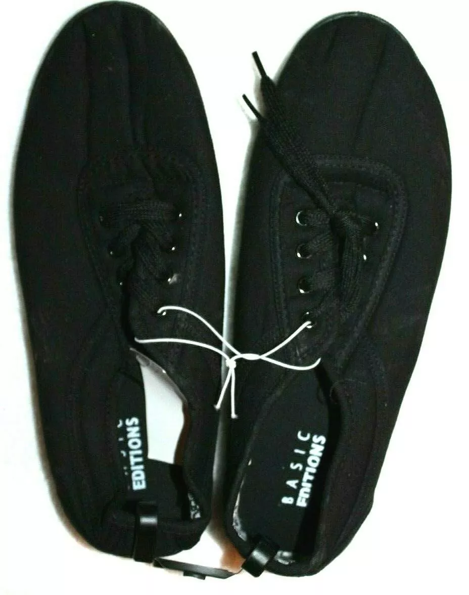 Basic editions canvas sneakers sale