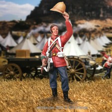 W.Britain 20215 British 24th Foot Cheering No.1 1879 Britains