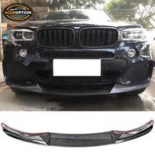 Fits 14-18 BMW F15 X5 MT MP Style Front Bumper Lip Spoiler Splitter Carbon Fiber