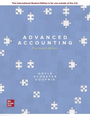 ISE Advanced Accounting [Paperback] [2020] Timothy Doupnik