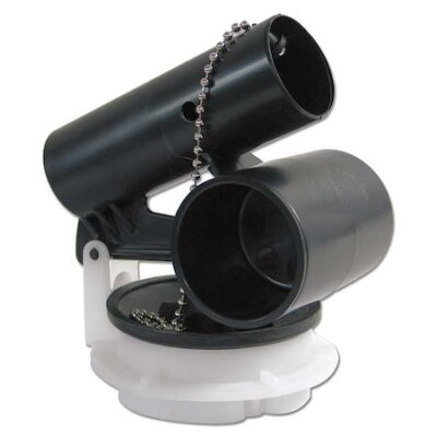 Kissler 68-7250 Plastic Flush Valve, Black