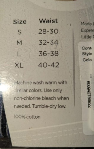 Murano Stripe Boxer Brief 100% Cotton Size Mens Small 28-30 NEW! InPackage feb24 - Picture 6 of 7