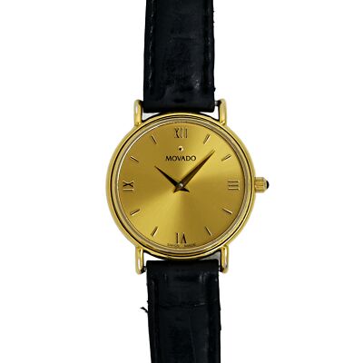 Movado Swiss Made Ladies Vintage Museum Classic Wristwatch 87.E4.0835 28mm