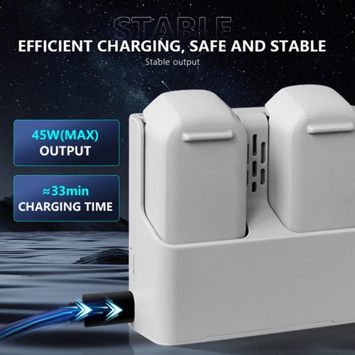 Hub de Charge de Batterie Charge Rapide pour DJI Neo Dual Charging Box - Photo 9 sur 24