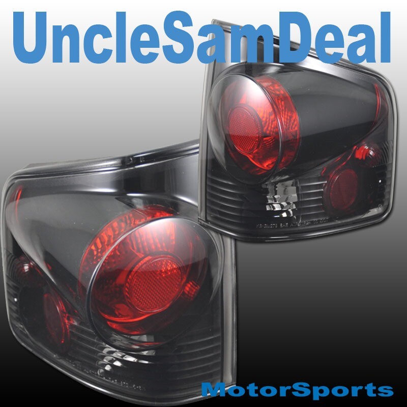 Fits *Black Smoked* 94-04 S10 Sonoma Pickup Tail Lights Brake