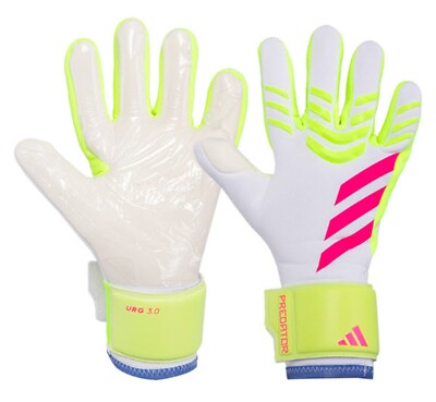 Adidas Men GK Predator GL LGE Glove White Lemon Soccer Goalkeeper