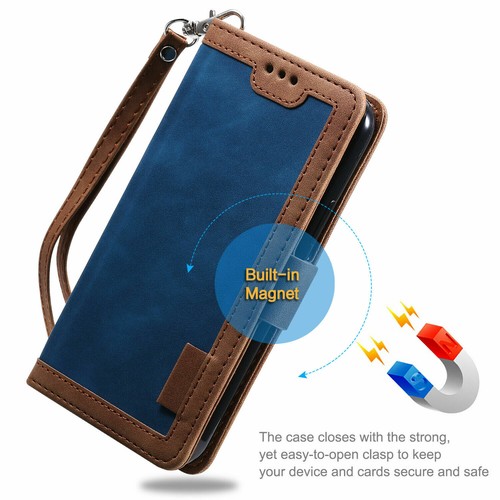 Leather Wallet Flip Case For Samsung Galaxy S25 S24 S23 Ultra S22 S21 S20 Note20 - Picture 39 of 75