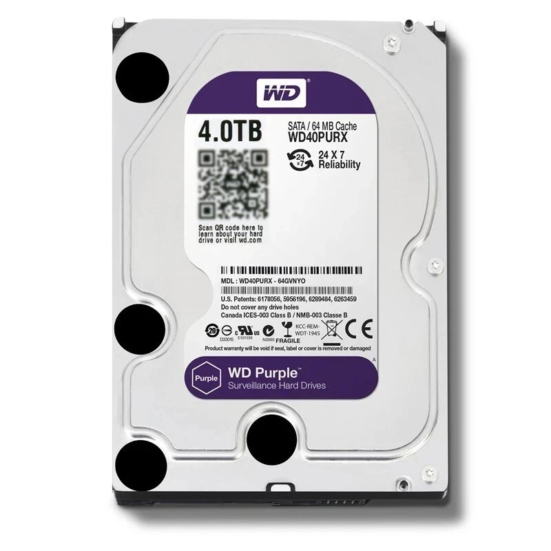 Western Digital Purple 1TB Internal 3.5" Surveillanc Harddisk for CCTV Disk - Image 4 of 4