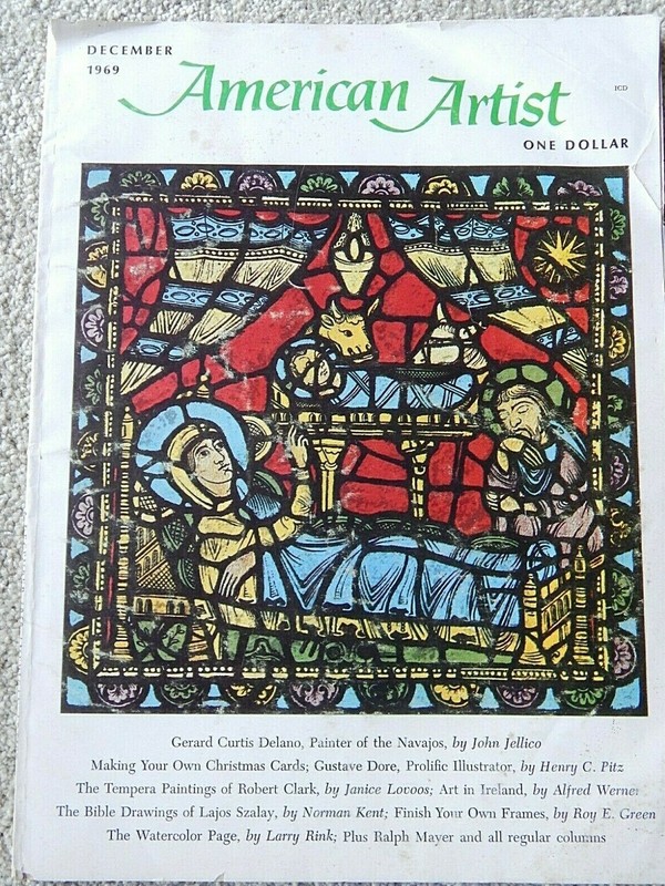 AMERICAN ARTIST Magazine - December 1969, Vol 33, No 11 ~ good condition